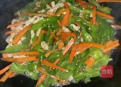 青椒炒肉丝的做法图解6