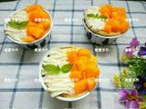 芒果轻芝士杯子蛋糕