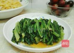 蒜味豆豉炒油麦菜的做法图解6
