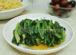蒜味豆豉炒油麦菜