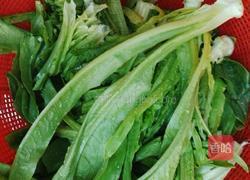 蒜味豆豉炒油麦菜的做法图解1
