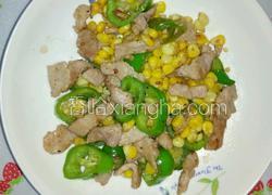 粟米青椒炒瘦肉