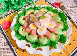 牛油果脆皮肠沙拉