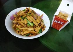 豆腐干红烧香菜