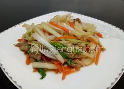 白芹炒肉丝