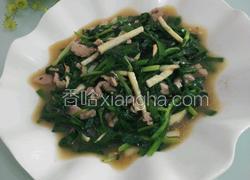 韭菜炒冬笋肉丝