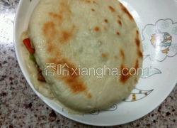 烧饼夹菜