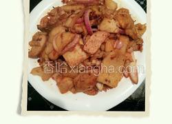 千叶豆腐炒肉片
