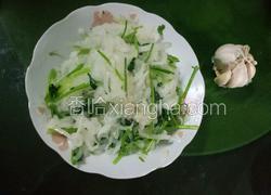 香菜炒白萝卜丝