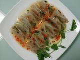 萝卜虾肉饺子