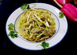 香干韭黄百财肉丝