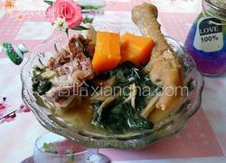 猪骨鸡爪菜干汤