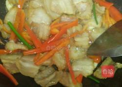韭菜苔炒三层肉的做法图解4
