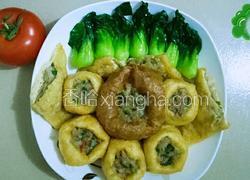 酿蒸油豆腐