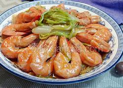 白菜炒虾