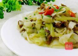 莴苣牛肉炒河粉的做法图解9