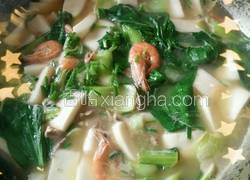 年糕海鲜菜汤（家常饭）