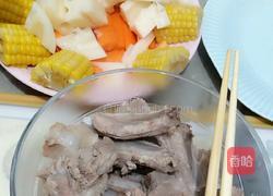 炖排骨 笋炒肉 五谷米糊的做法图解4