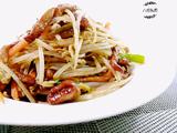 八叔 豆芽炒肉