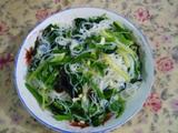 菠菜拌粉丝