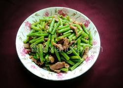 肉炒豇豆