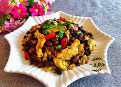 腊八豆炒鸡蛋