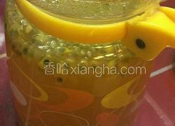 百香果蜂蜜水