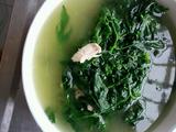 苦槐菜汆肉片的做法[图]