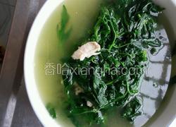 苦槐菜汆肉片