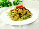 芹菜炒肉丝