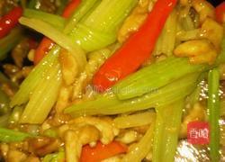 芹菜炒肉丝的做法图解8