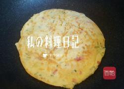 土豆丝培根芝麻蛋饼（3人份少油版）的做法图解9