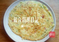 土豆丝培根芝麻蛋饼（3人份少油版）的做法图解10