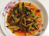 芹菜炒牛肉丝