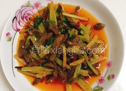芹菜炒牛肉丝