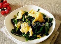菠菜炒鸡蛋