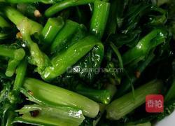 辣椒籽炒菜苔的做法图解6