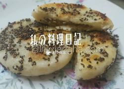 芝麻板栗饼