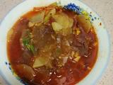土豆薯粉皮汤