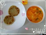 宝宝辅食地瓜芝麻饼和柿子汤