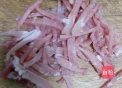 蒜苔炒肉丝的做法图解2