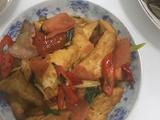 香煎豆腐炒五花肉的做法[图]
