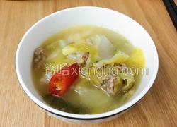 酸萝卜泡菜肉丸汤
