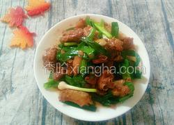 蒜苗炒鸭肉