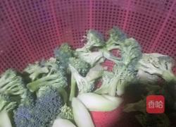 西兰花炒鱼片的做法图解2