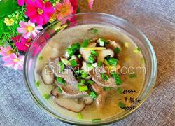 香菇肉片猪肝汤