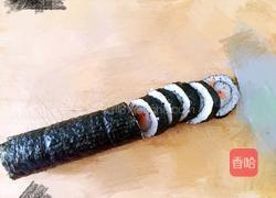 五彩缤纷奥尔良寿司卷的做法图解13