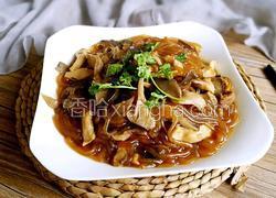 蘑菇炒粉条