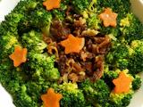 五花肉渣炒西兰花的做法[图]