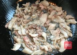 五花肉渣炒西兰花的做法图解5